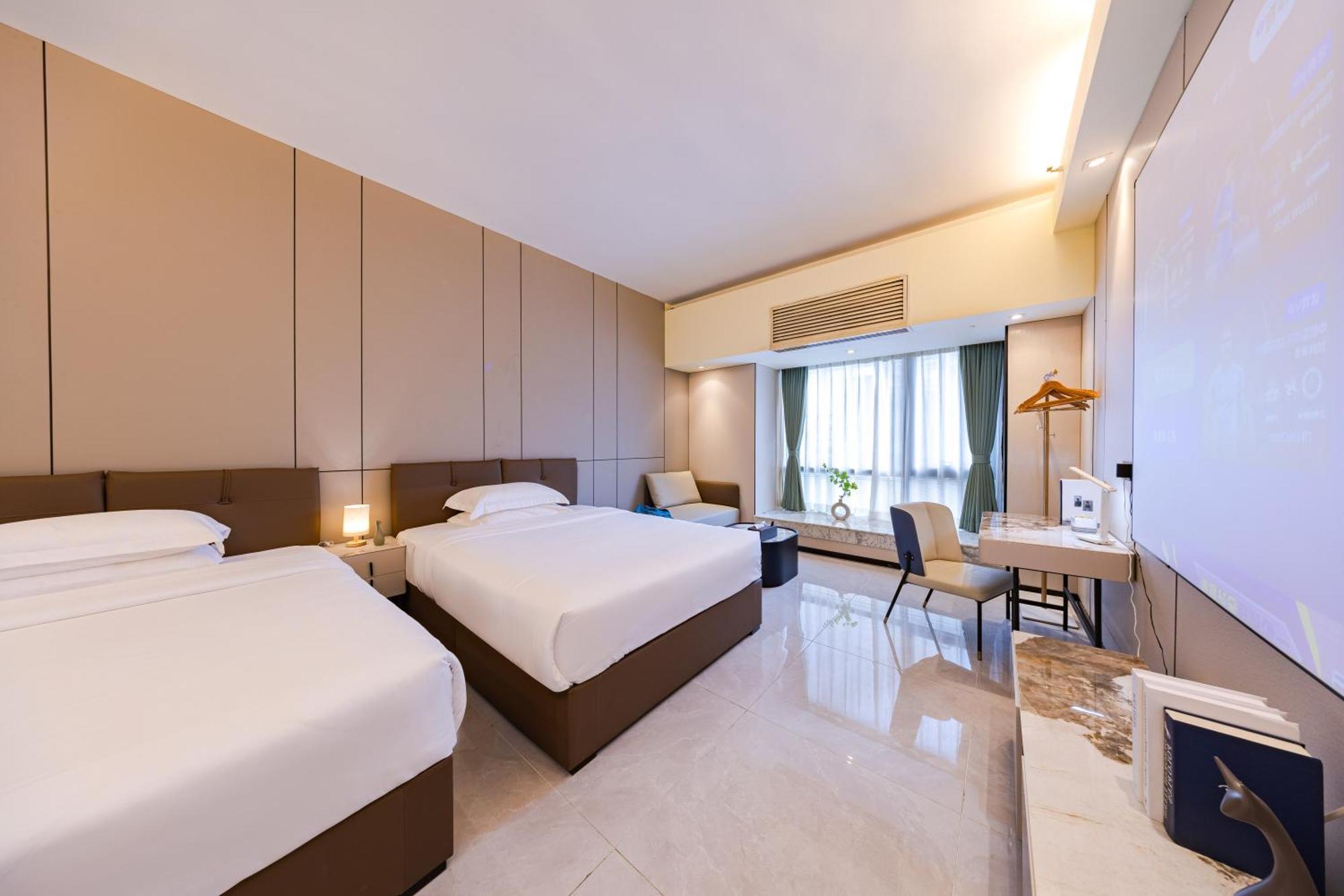 Yu Manju High-Floor Huge-Screen Audiovisual Hotel-Guangzhou Tower Zhujiang New Town Sports West Road Branch Εξωτερικό φωτογραφία