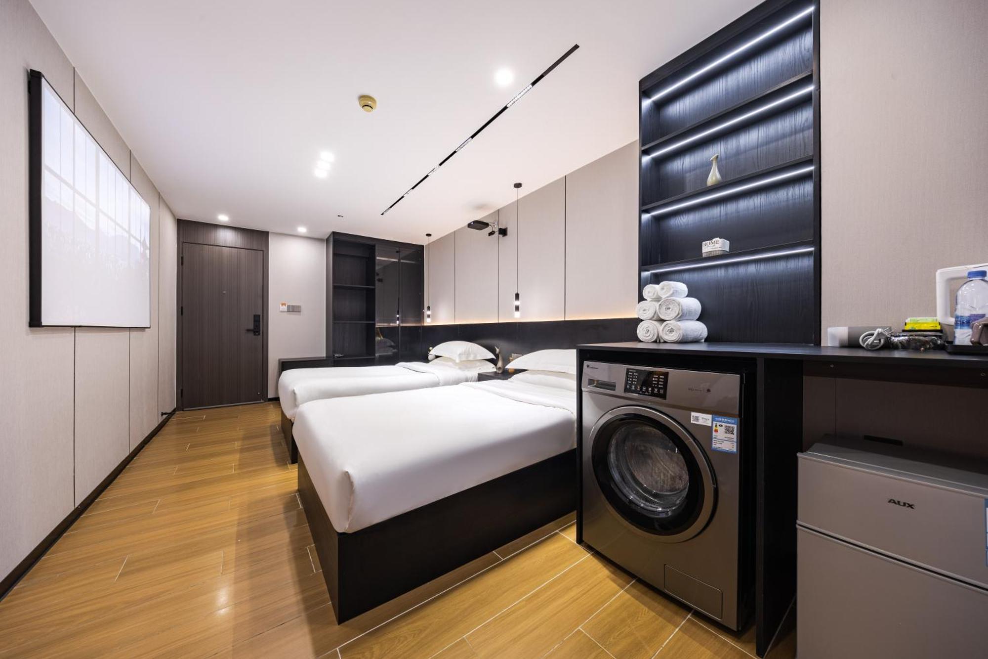 Yu Manju High-Floor Huge-Screen Audiovisual Hotel-Guangzhou Tower Zhujiang New Town Sports West Road Branch Εξωτερικό φωτογραφία