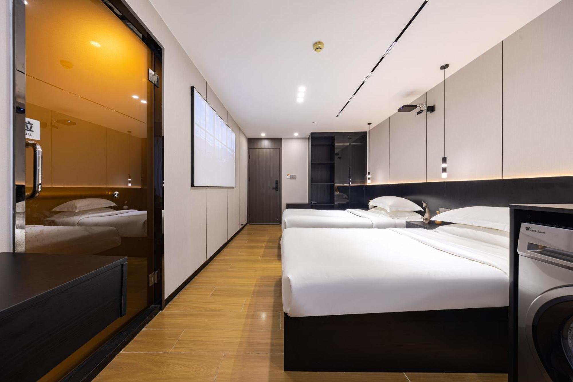 Yu Manju High-Floor Huge-Screen Audiovisual Hotel-Guangzhou Tower Zhujiang New Town Sports West Road Branch Εξωτερικό φωτογραφία