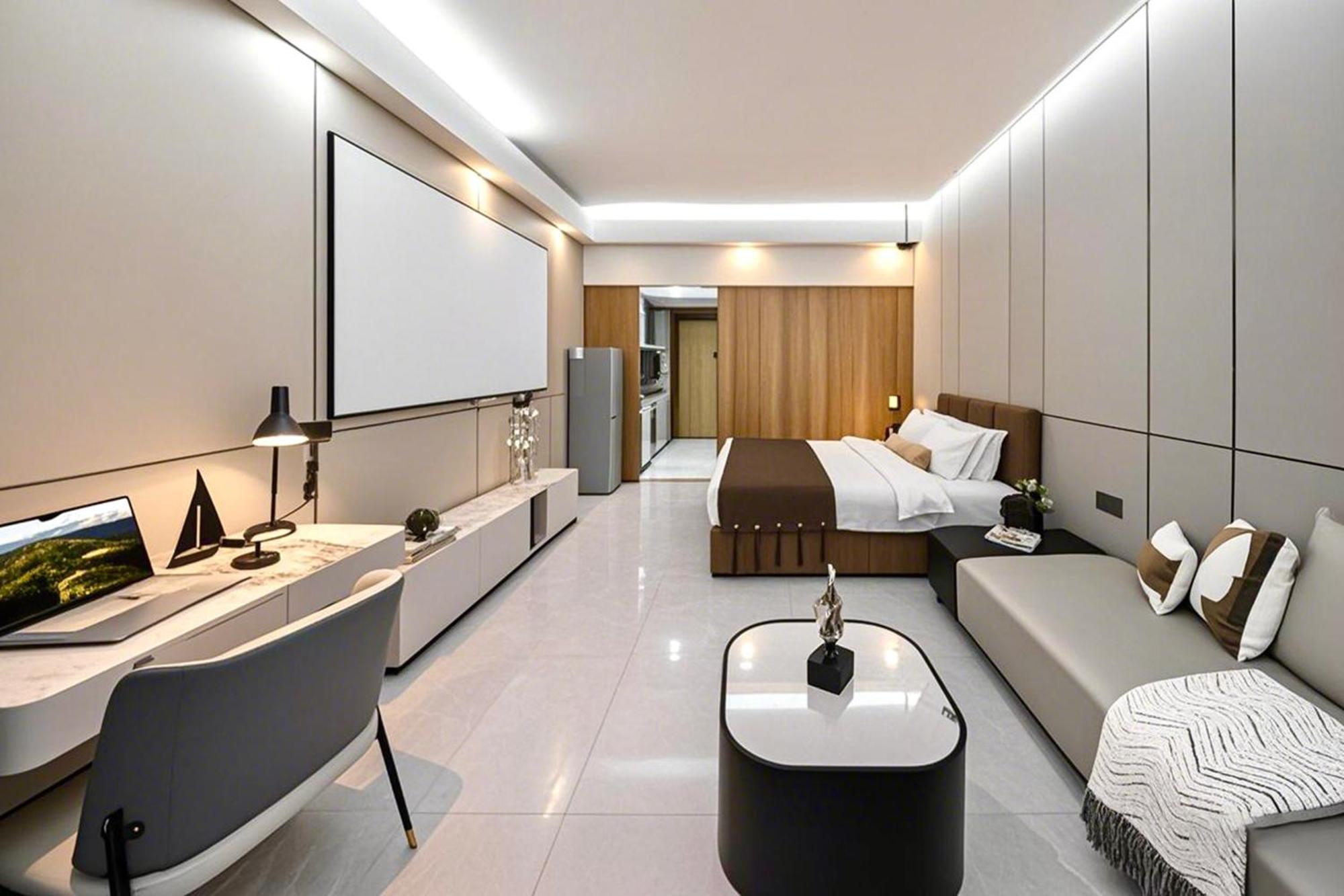 Yu Manju High-Floor Huge-Screen Audiovisual Hotel-Guangzhou Tower Zhujiang New Town Sports West Road Branch Εξωτερικό φωτογραφία